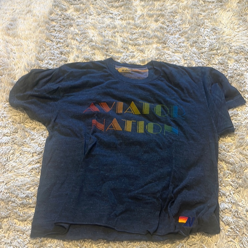 Aviator nation grey t-shirt